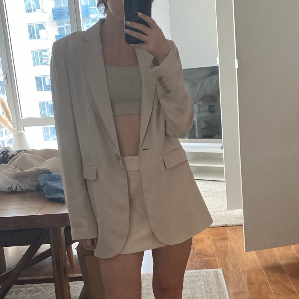 Zara blazer in cream